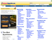 Tablet Screenshot of modestosuperads.com